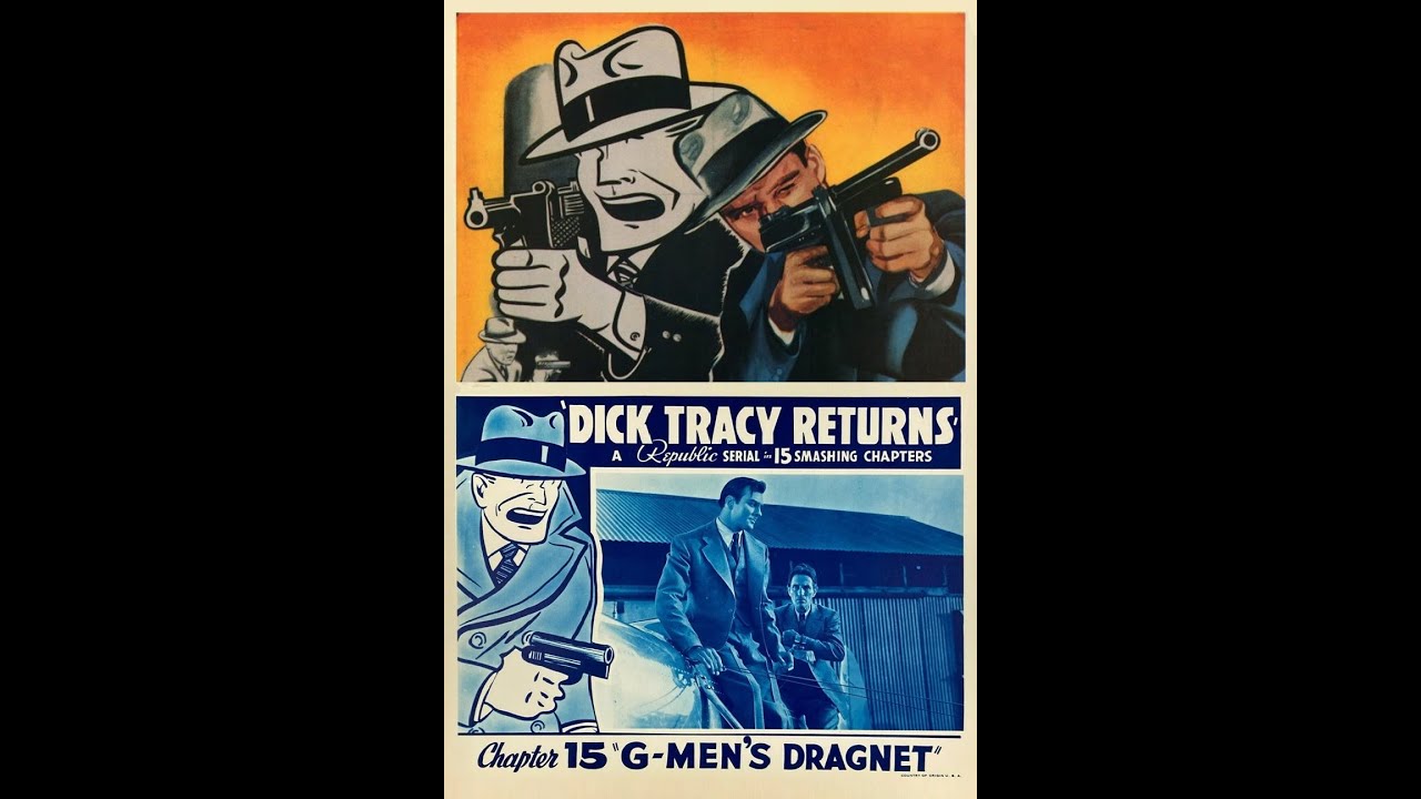 Dick Tracy Returns, Chapter Fifteen: G-Men's Drag-Net (1938) w/ subtitles