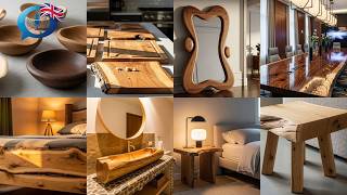 RUSTIC WOOD DECOR - 50 Amazing Live Edge Ideas For Your Home