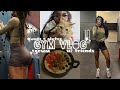 GYM W/ FRIENDS | grwm+ gym vlog, the best dumplings, quads + glute workout 🏋️‍♀️