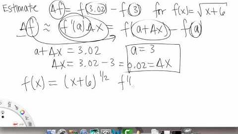 Linear Approximation | Example 1 | Single Variable Calculus for Sci & Eng | Griti