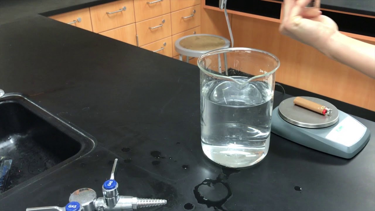 AP Chemistry Molar Mass of Lighter Fluid Lab YouTube