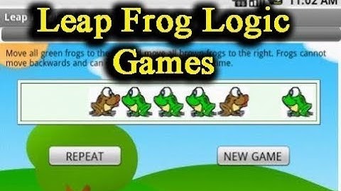 Leap Frog Logic Games- All Possible Combinations Solved
