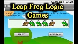 Leap Frog Logic Games- All Possible Combinations Solved