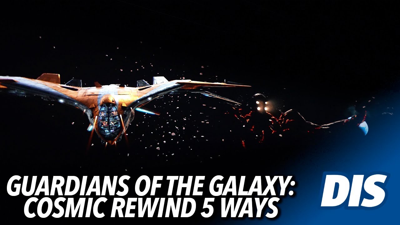Guardians of the Galaxy Cosmic Rewind 5 Rides in Each Car YouTube