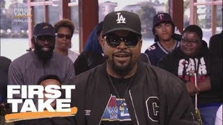 Ice cube loves lavar ball's promotion of lonzo | first take | june 2, 2017