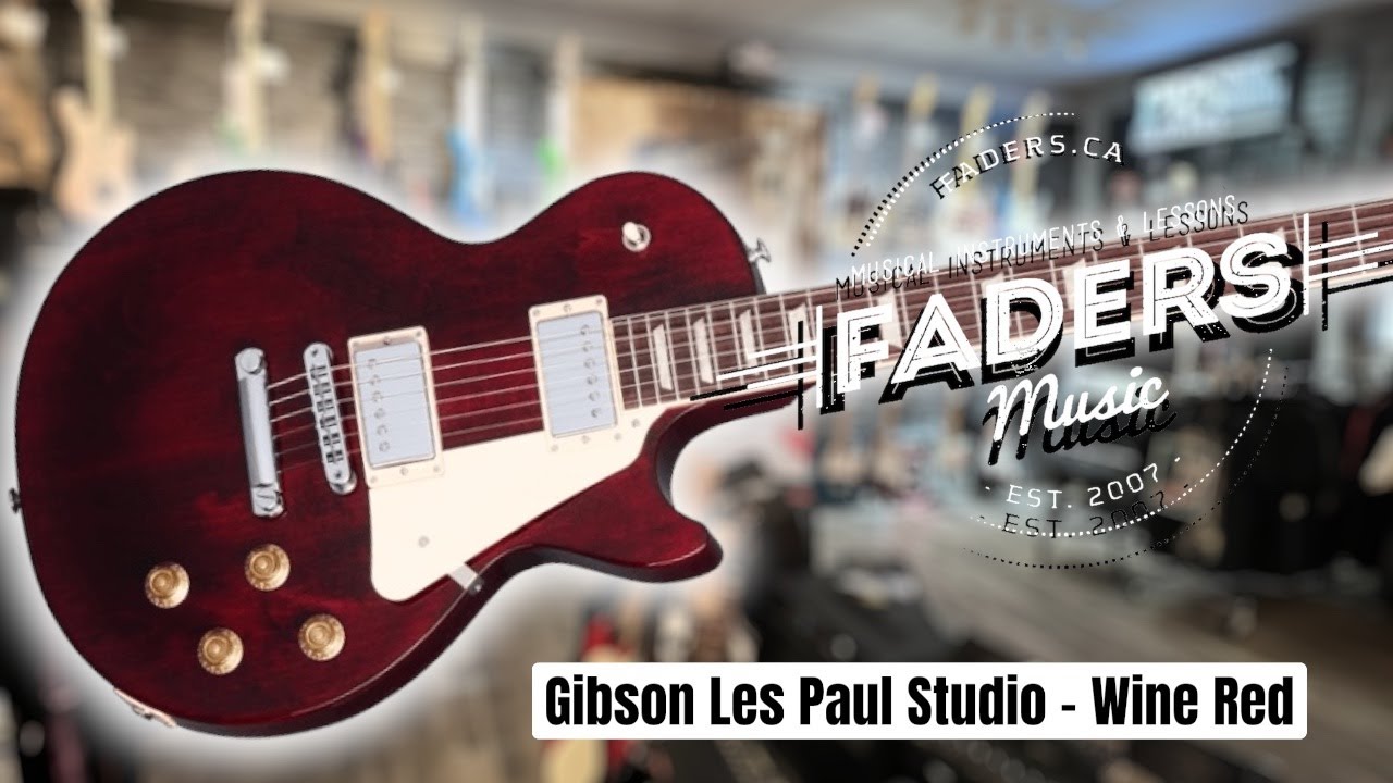 Gibson Les Paul Studio – Wine Red - 8 lb 1 oz | Classic Tone