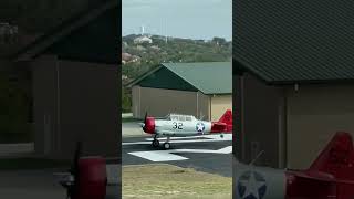Texan Airplane visits Lakeway Airport