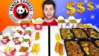$50 PANDA EXPRESS vs. $100 EXPENSIVE CHINESE FOOD! - Restaurant Taste Test!