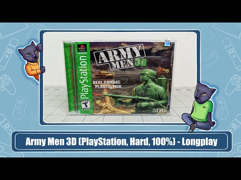 Army Men 3D (PlayStation, Hard, 100%) - Longplay