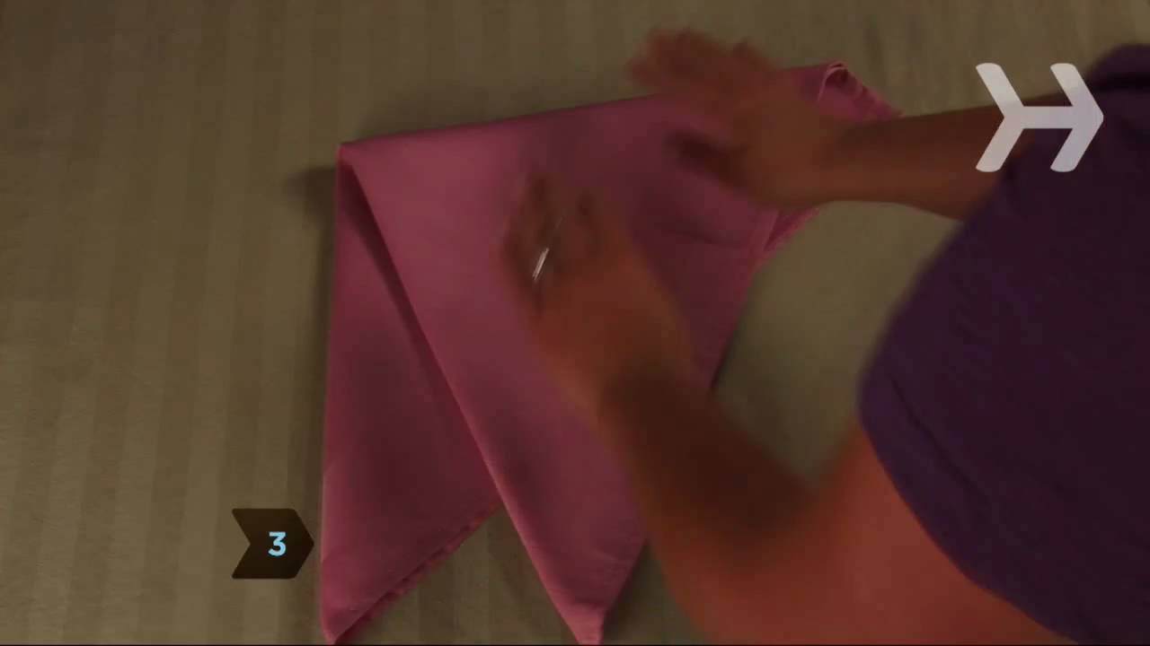 How to Fold Napkins the French Way YouTube