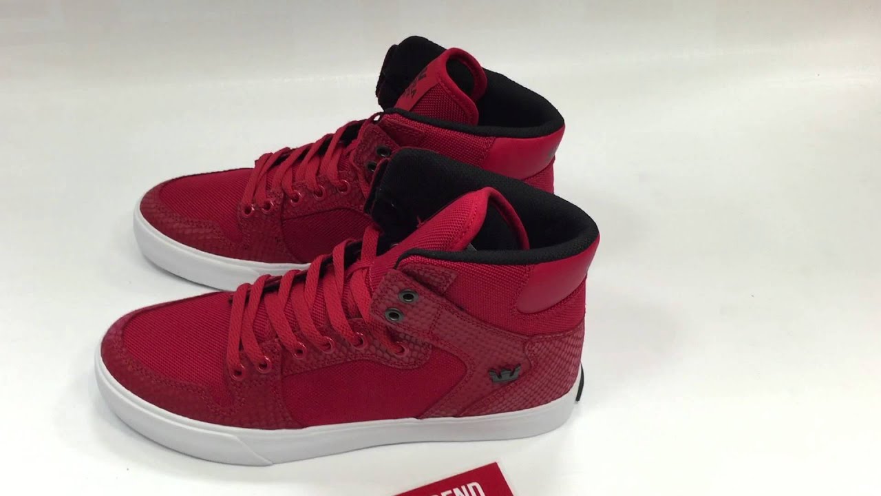 SUPRA Vaider Red/Snake White