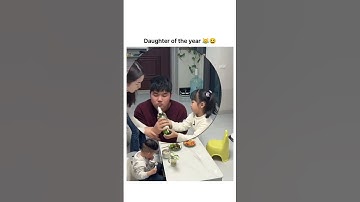 Thumbnail of daughter of the year 😭🤣 #music #love #song #funnyvideo #funny #laugher #familyhumor #cute
