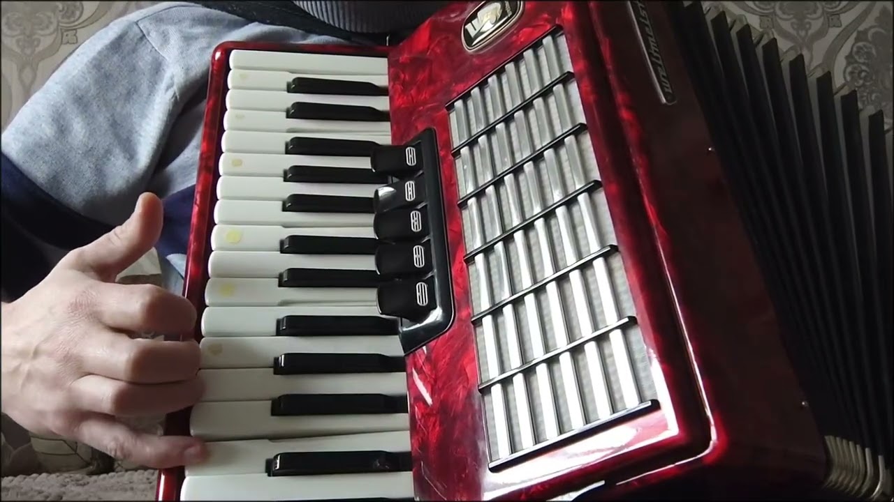 Арпеджіо До мажор. Урок гри на акордеоні для початківців ч.8