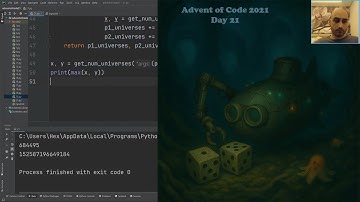 Advent of Code 2021 (Python) - day 21