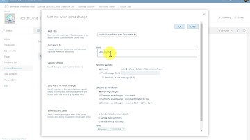 Video 12 Microsoft SharePoint Alerts