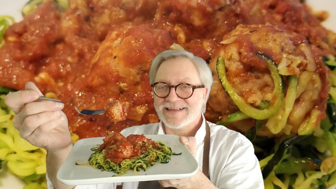 KETO SPAGHETTI AND MEATBALLS! EASY, HEALTHY ITALIAN LOWCARB PASTA