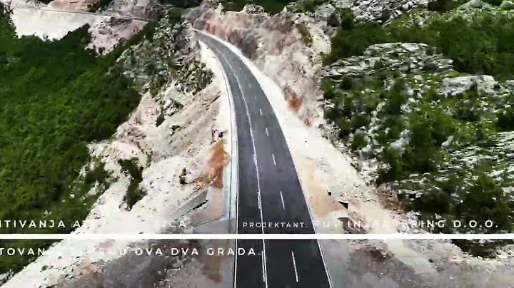 Novi magistralni put Cetinje - Čevo.