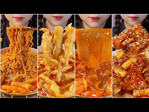 Video Ăn mukbang || mì cay, chân gà || Mukbang Trung Quốc - youtube