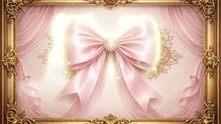 Princess Pink Bow Wall Art with Pink Curtains | 4 Hour Frame Display screenshot 4