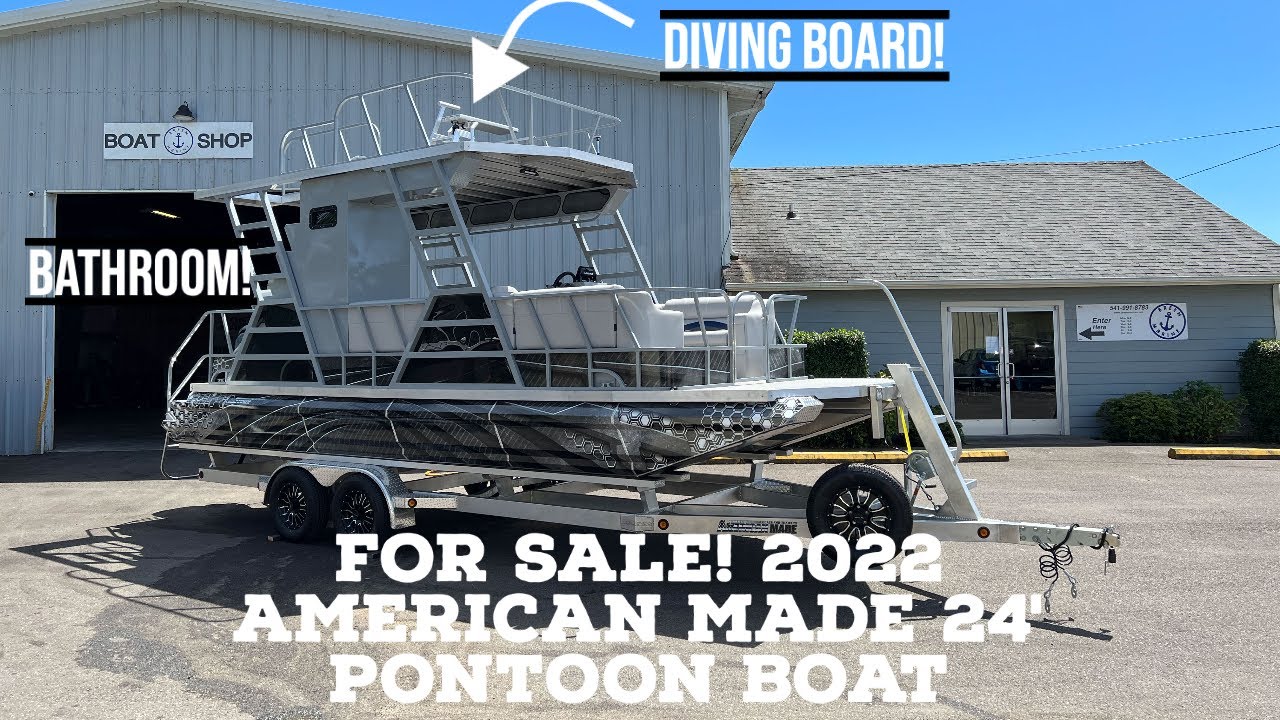 (SOLD) American Made 24' Ultimate Aluminum Pontoon Boat