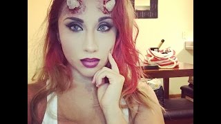 devil girl, makeup tutorial