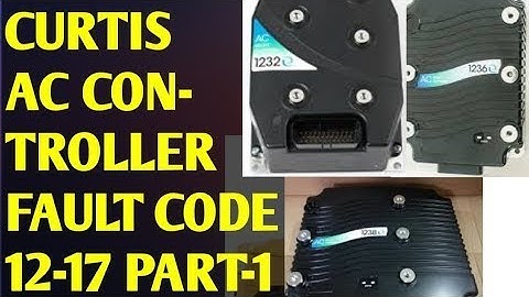 fault code of Curtis 1232,1234,1236,1238,1239 controller 1 #forkliftandev2
