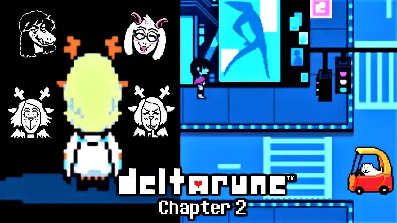 Undertale Toby Fox Teases Deltarune Chapter 2 Youtube