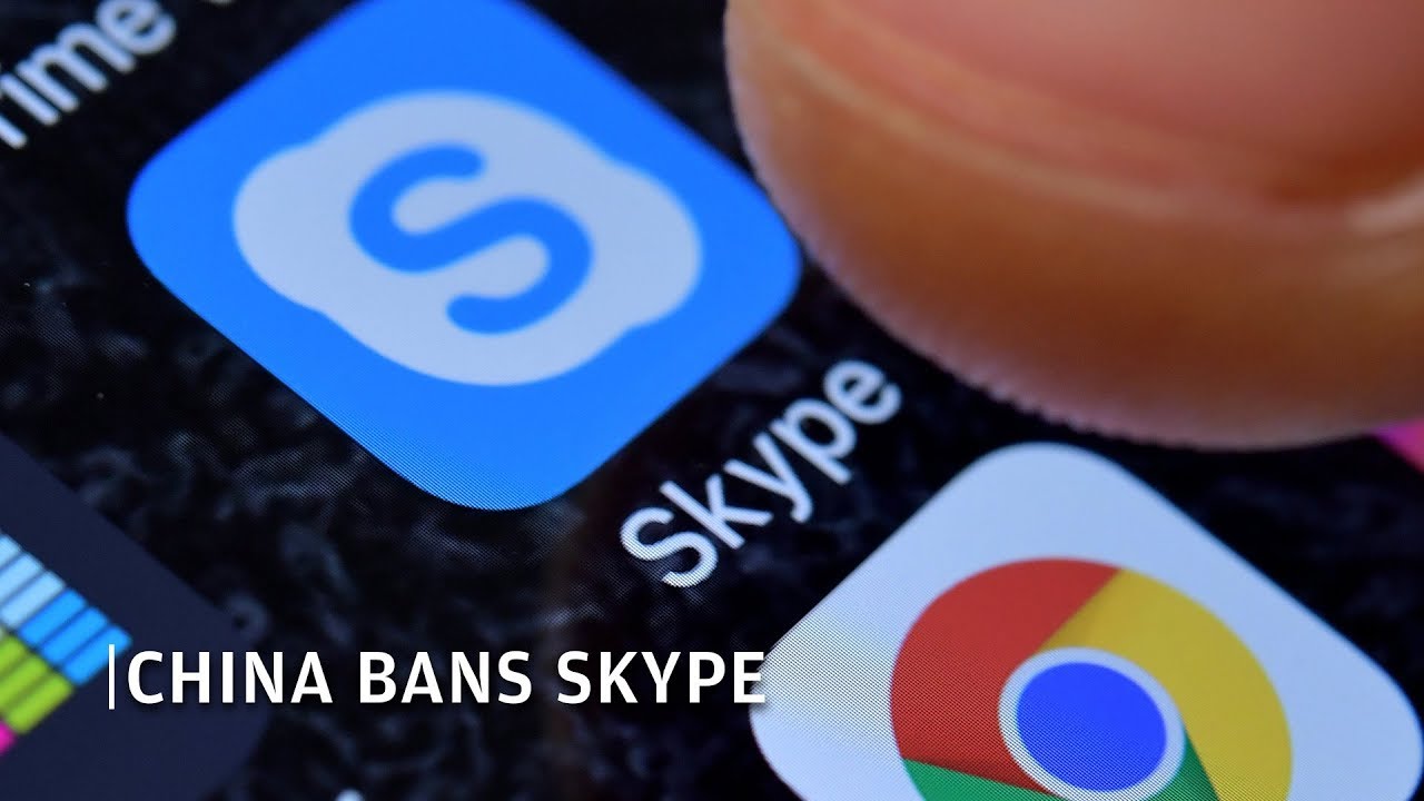China bans Skype YouTube