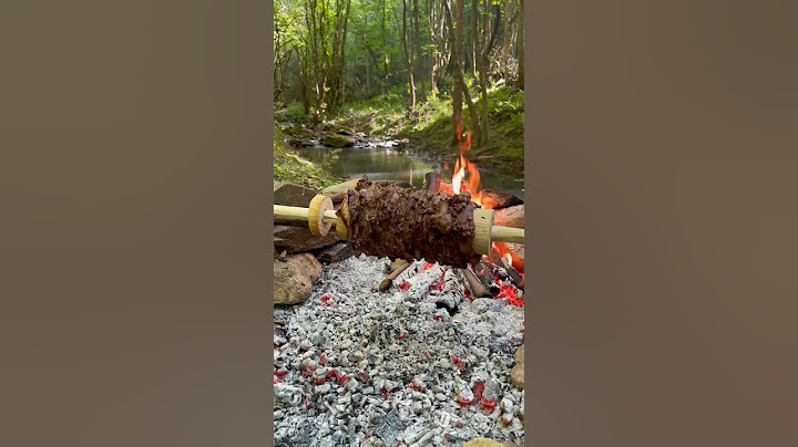 Doğada El Yapımı Cağ Kebabı 🥩 / Cooking handmade cag kebab in nature