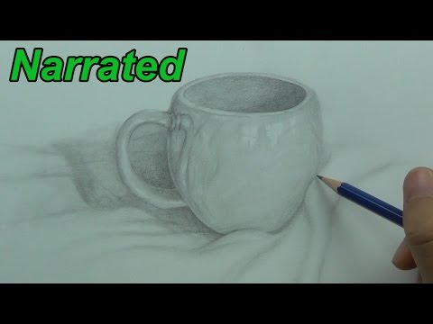 How To Draw A Still Life Cup  Realistic Still Life Drawing Narrated
