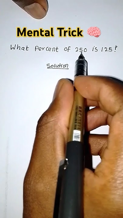 what-percent-of-250-is-125-percentage-tricks-youtube