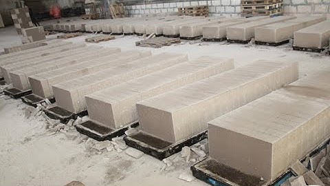 How non autoclaved lightweight aerated concrete blocks made