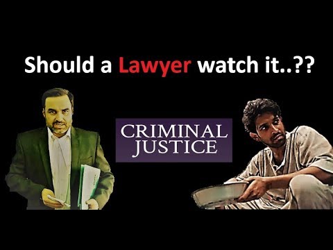 "Criminal Justice" Web Series (A Lawyer's view). - YouTube