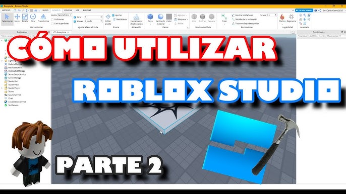 🌟 Cómo usar Roblox Studio *BIEN EXPLICADO*, P.1