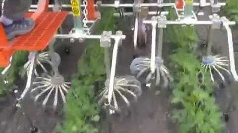 rotosark bineuse weeding machine hackmaschine sarcleuse weed control