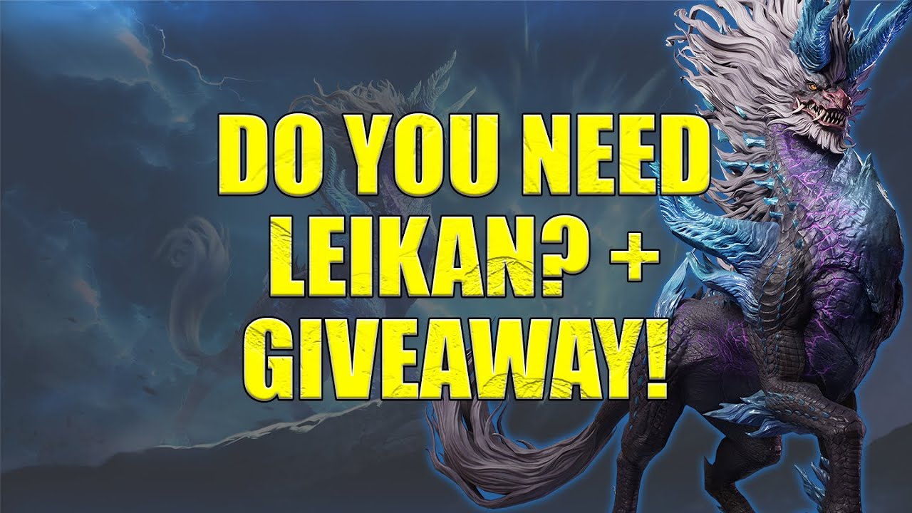 Black Friday Giveaway! + Is Leikan worth your summons? [Watcher Of Realms]