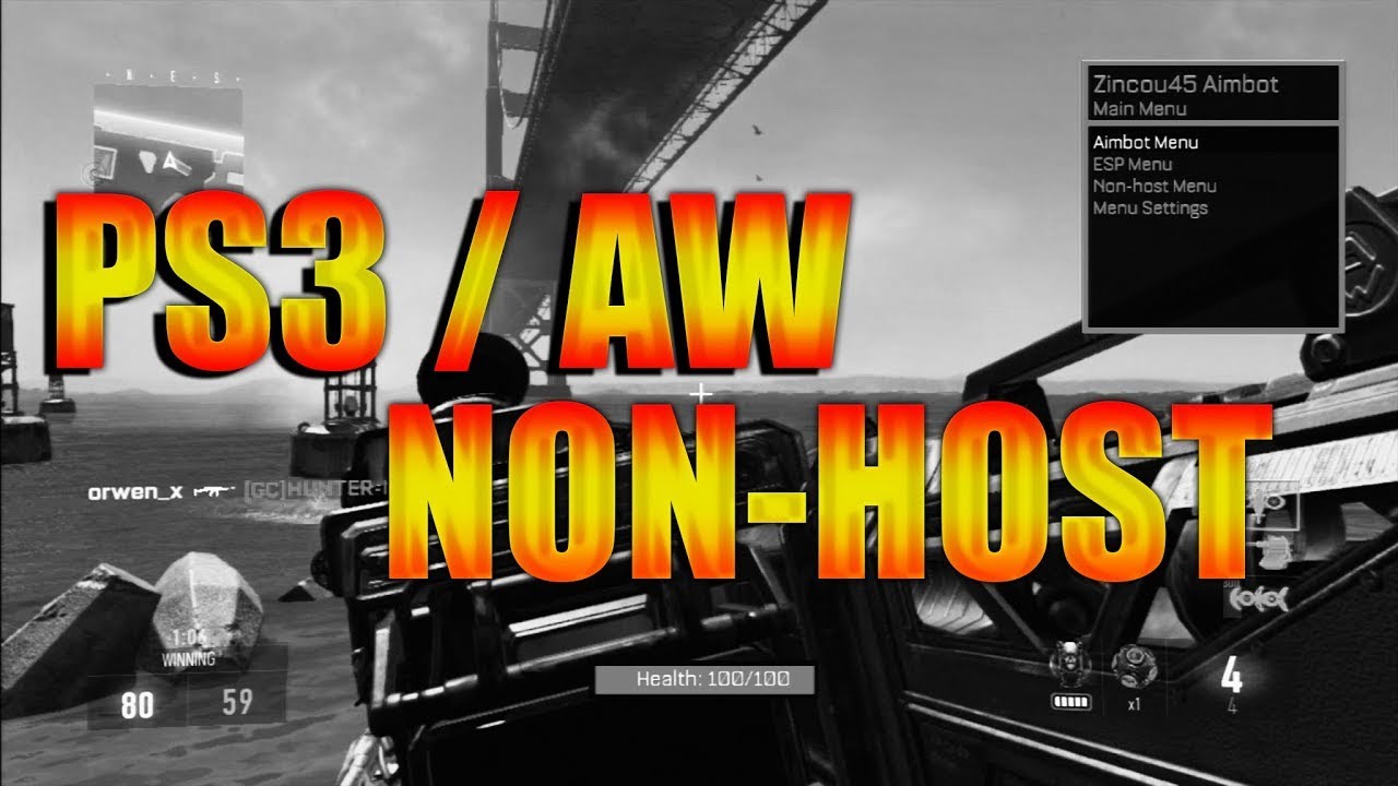 AW Zancou45 [PS3/CFW/SPRX] FREE NON-HOST SPRX MOD MENU W/ DOWNLOAD!!