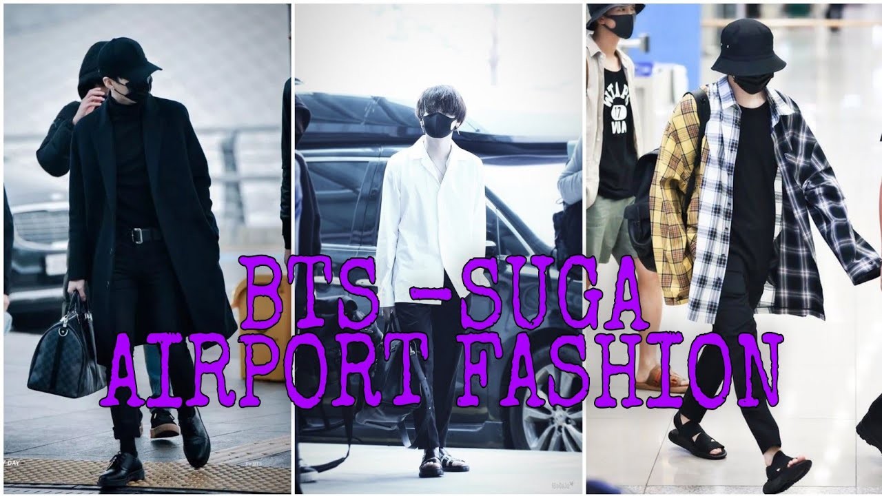 street style suga airport fashion