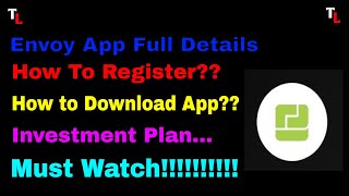 ENVOY| ENVOY APP|ENVOY APP APK|ENVOY APP INVESTMENT PLAN|EARN DAILY 500RS|ONLINE MONEY MAKING SITE