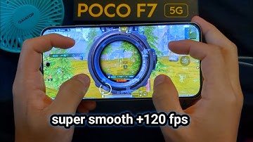 POCO F7 SUPER SMOOTH +120 FPS NEW EVENT WITH FPS METER PUBG |BGMI TEST 