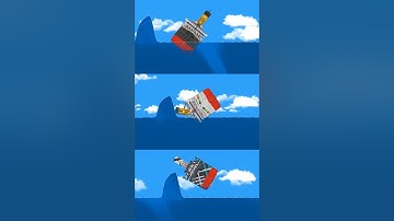 Different ships vs tsunami (4) #floatingsandbox