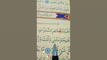 سورة فاطر الأية 1 إلى 2 القارئ سعد الغامدي