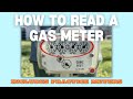 How to read a gas meter