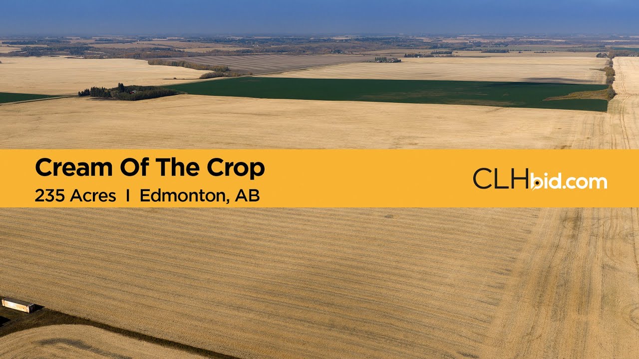Cream of the Crop I AB Farm Land For Sale I Edmonton, AB
