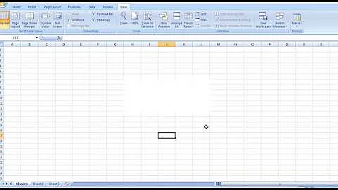 excel grid line missing !