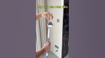 Cây Chà Sàn Nhà Tắm, Chổi Cọ Sàn Và Gạt Nước 2 Trong 1 #caychasannhatam2in1 #caychasan