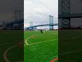 Watch the moment a fan appreciates Loic Besong hitting beautiful curling shot in training🫡 #Soccer