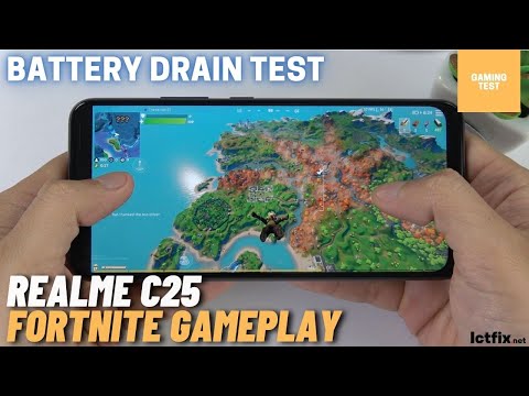 Realme C25 test game Fortnite | Helio G70, 4GB RAM