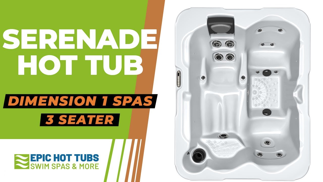 Serenade Hot Tub with Lounger Epic Hot Tubs YouTube