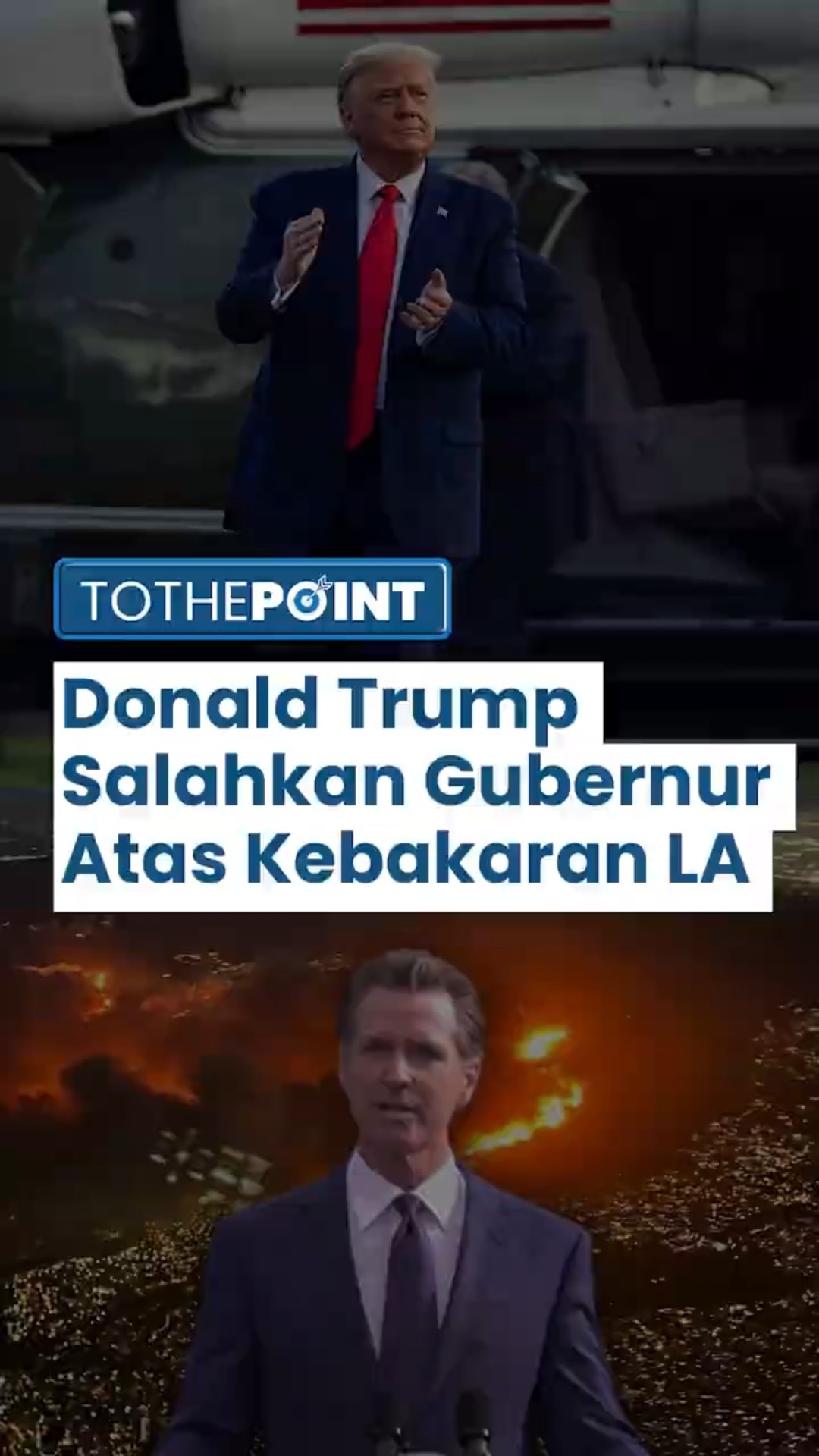 Donald Trump Marah-Marah! Salahkan Gubernur Gavin Newsom Atas Bencana Kebakaran di Los Angeles